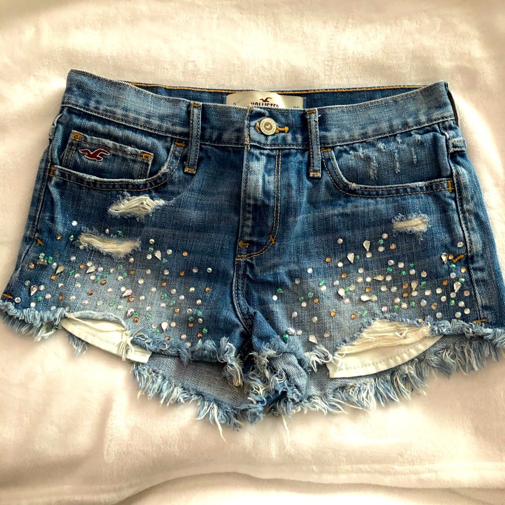 Hollister Rhinestone Shorts!